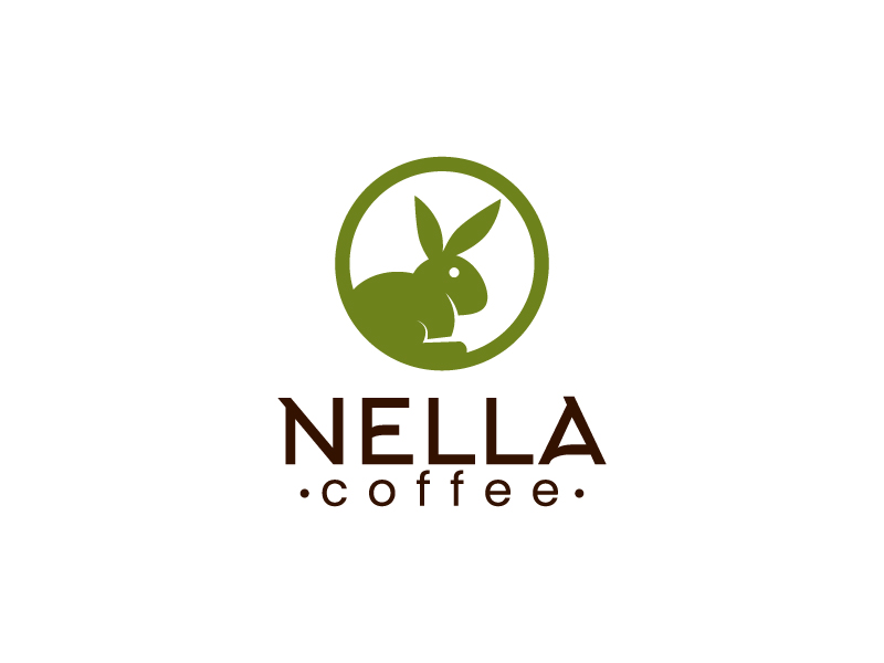 Nella Coffee logo design by yans