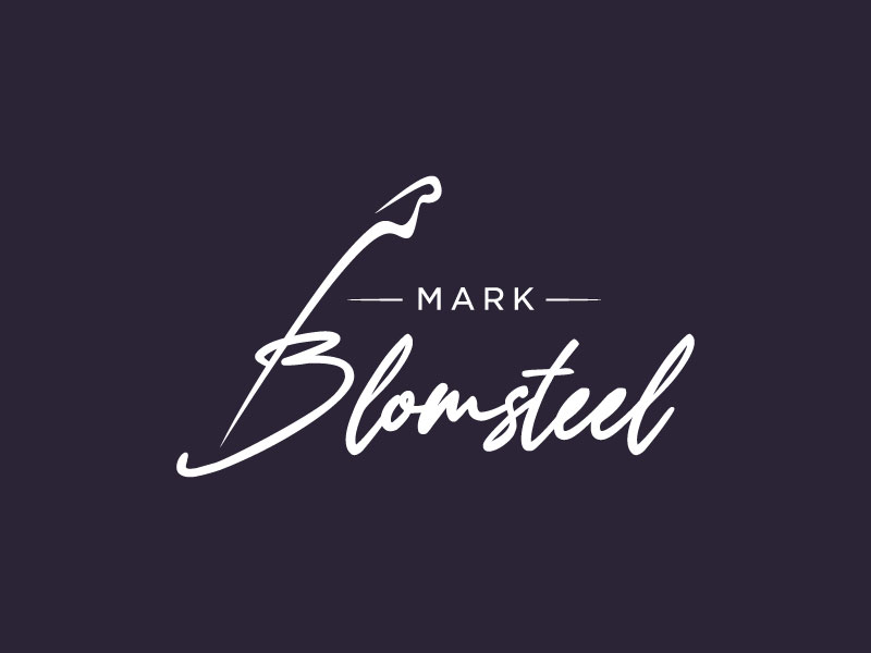 Mark Blomsteel logo design by bernard ferrer