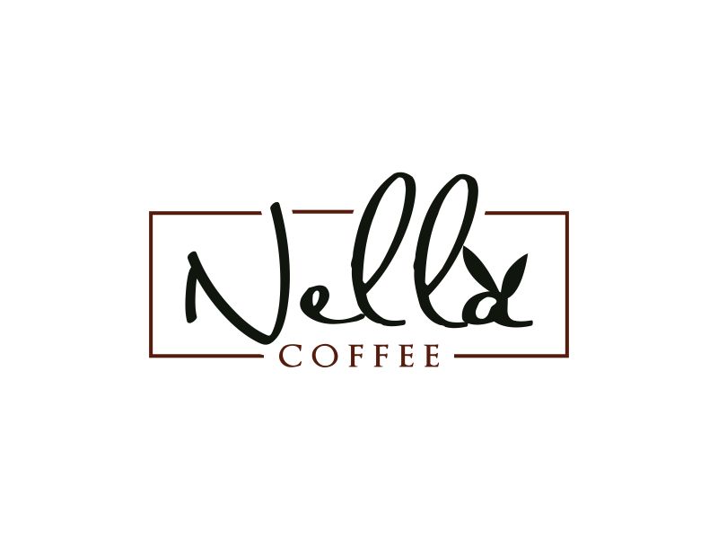 Nella Coffee logo design by bismillah