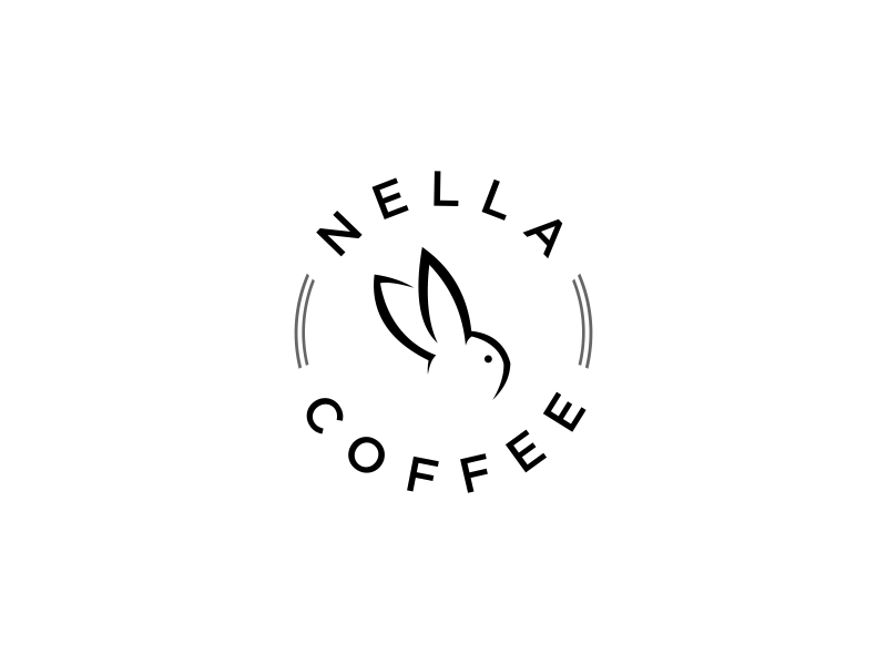 Nella Coffee logo design by scolessi