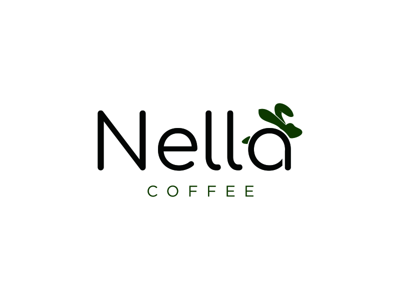 Nella Coffee logo design by Msinur