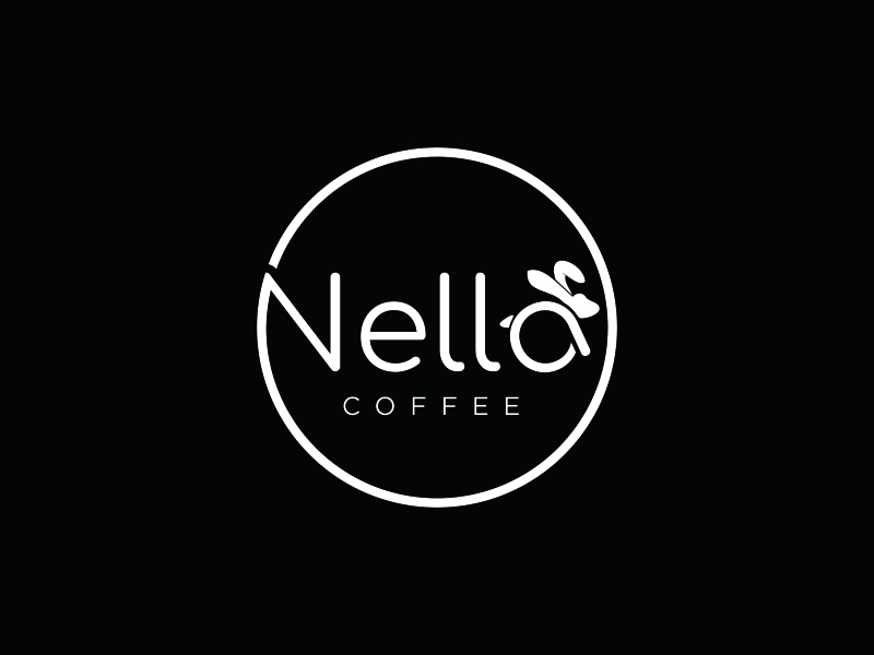 Nella Coffee logo design by Msinur