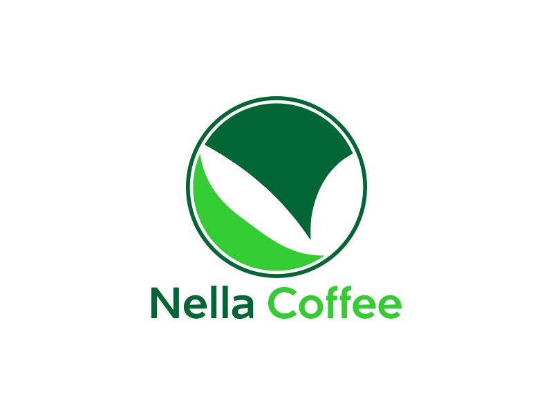 Nella Coffee logo design by Greenlight