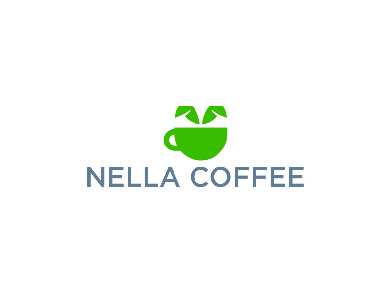 Nella Coffee logo design by azizah