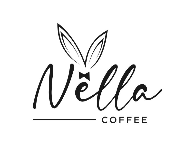 Nella Coffee logo design by Kanya