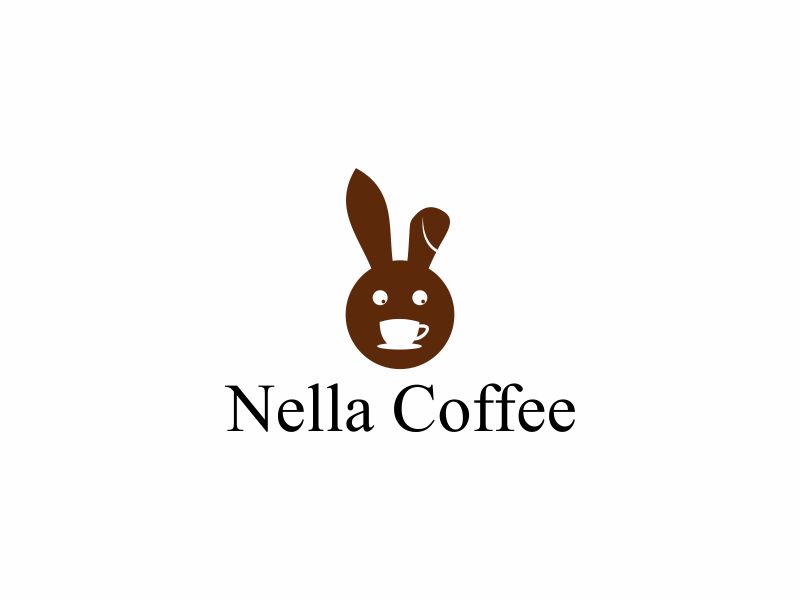 Nella Coffee logo design by hopee