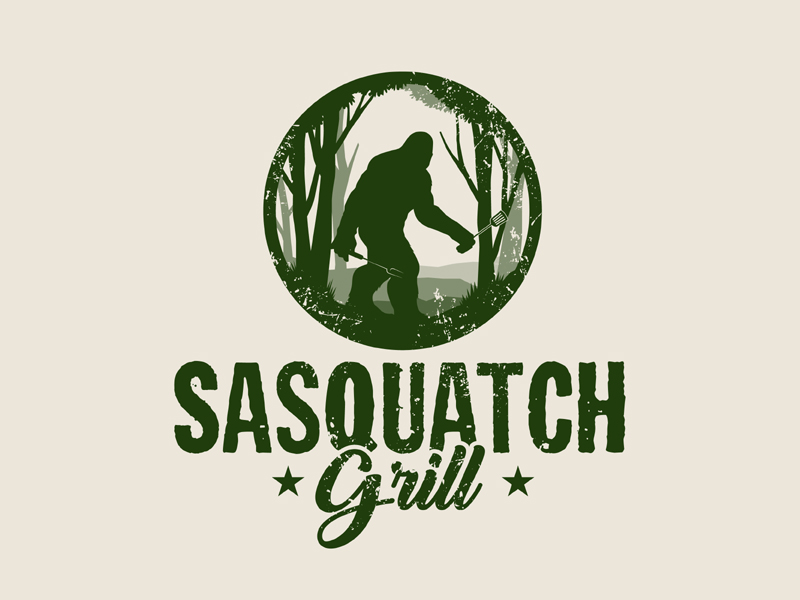 Sasquatch Grill logo design by MAXR
