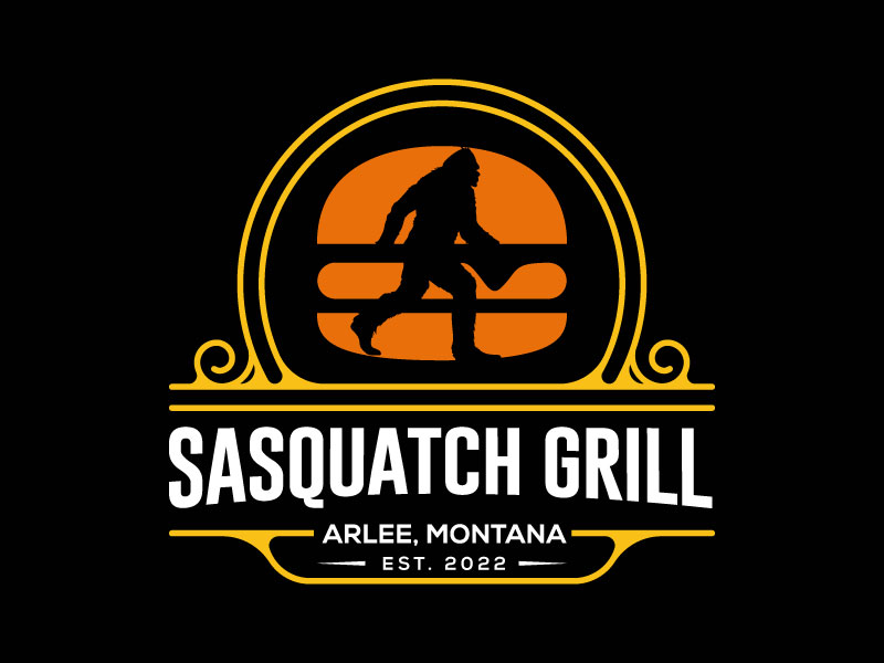 Sasquatch Grill logo design by yondi