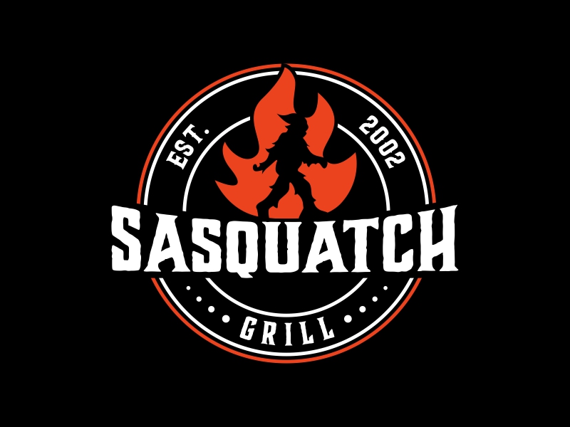 Sasquatch Grill logo design by rizuki
