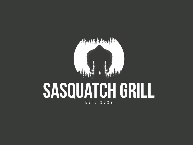 Sasquatch Grill logo design by bezalel