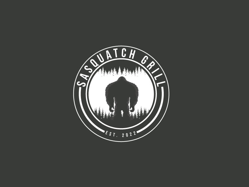 Sasquatch Grill logo design by bezalel