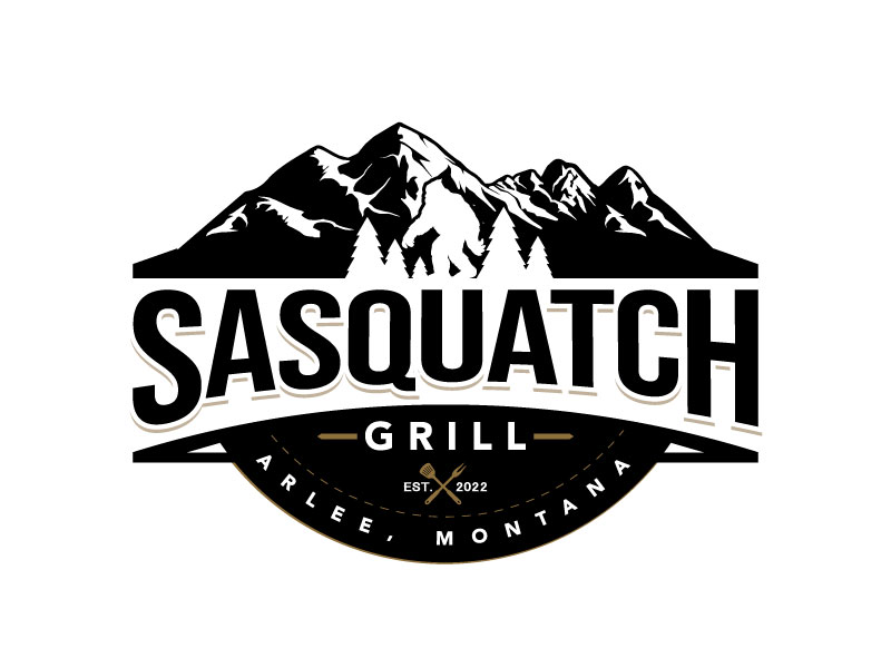 Sasquatch Grill logo design by Godvibes