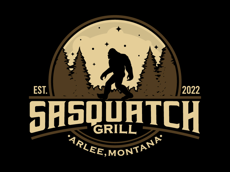 Sasquatch Grill logo design by dasigns