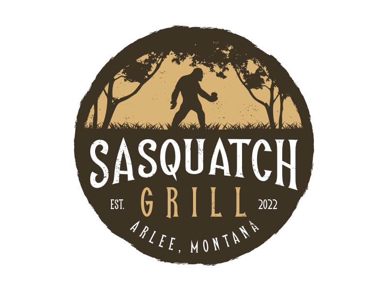 Sasquatch Grill logo design by Shabbir