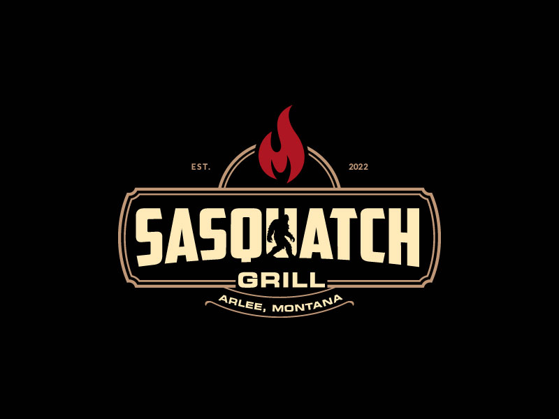 Sasquatch Grill logo design by Dini Adistian