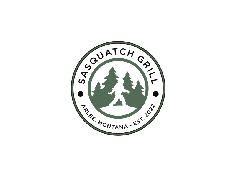 Sasquatch Grill logo design by Adundas