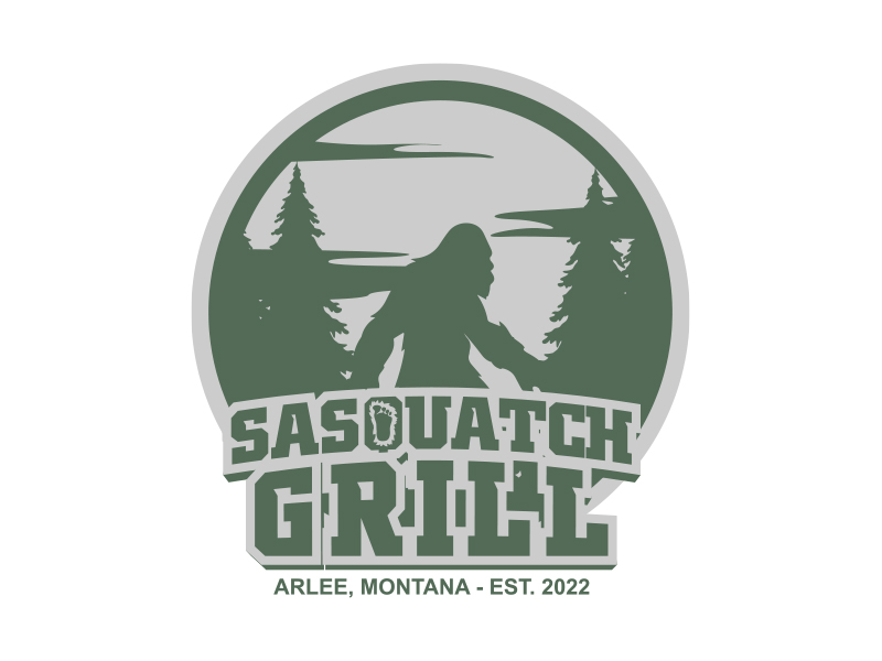 Sasquatch Grill logo design by MarkindDesign