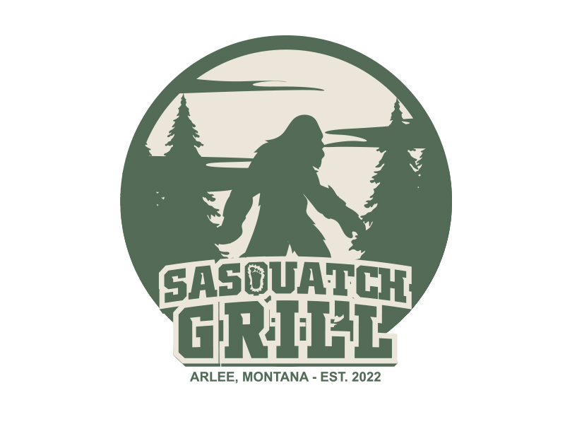 Sasquatch Grill logo design by MarkindDesign