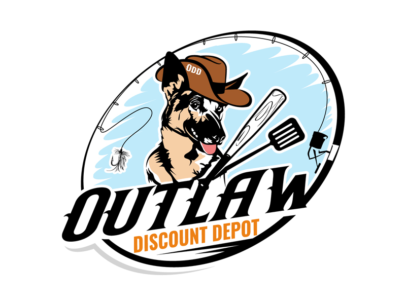 Outlaw Discount Depot logo design by DreamLogoDesign