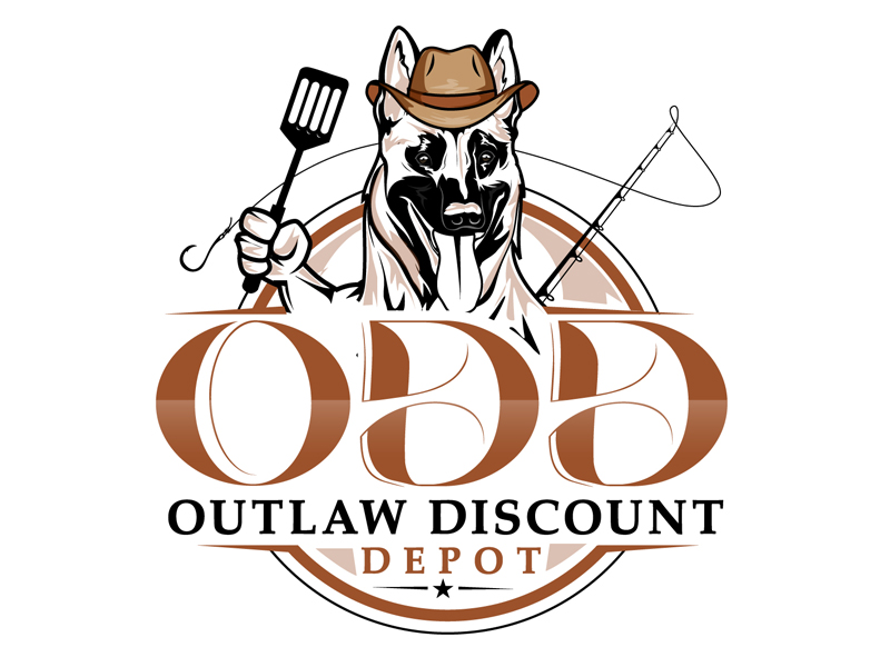 Outlaw Discount Depot logo design by DreamLogoDesign