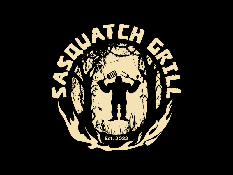 Sasquatch Grill logo design by TMaulanaAssa