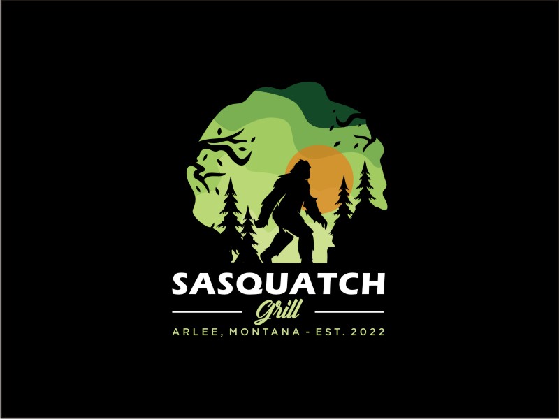 Sasquatch Grill logo design by MieGoreng