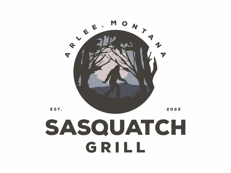 Sasquatch Grill logo design by Alfatih05