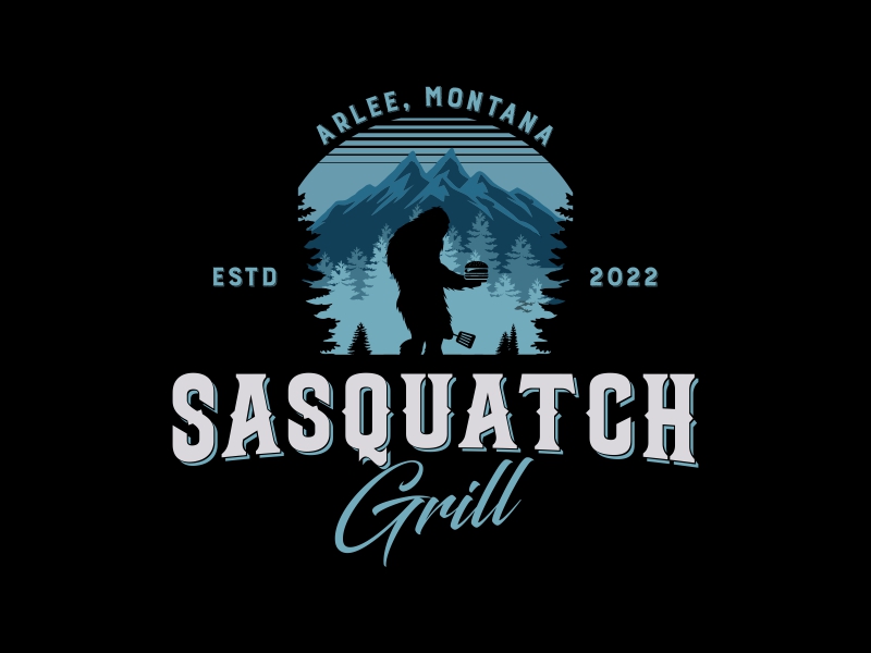 Sasquatch Grill logo design by rizuki