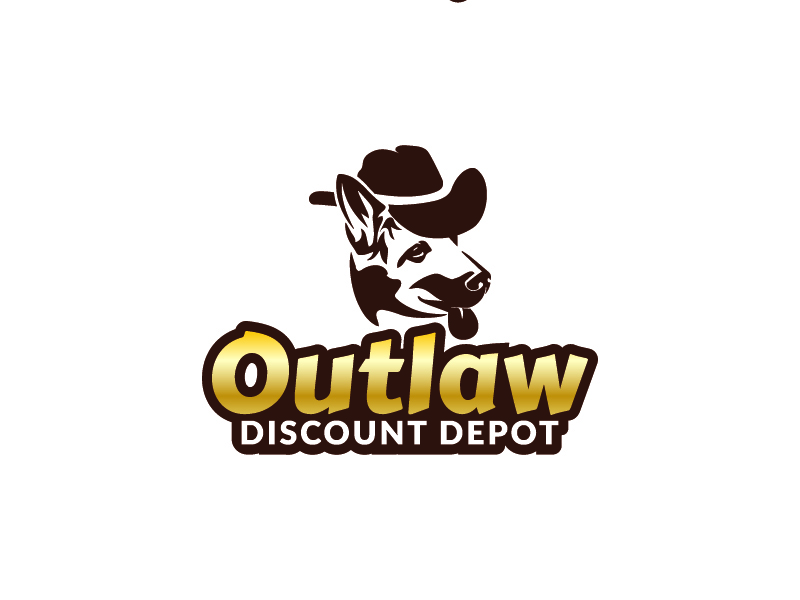 Outlaw Discount Depot logo design by NagCreative