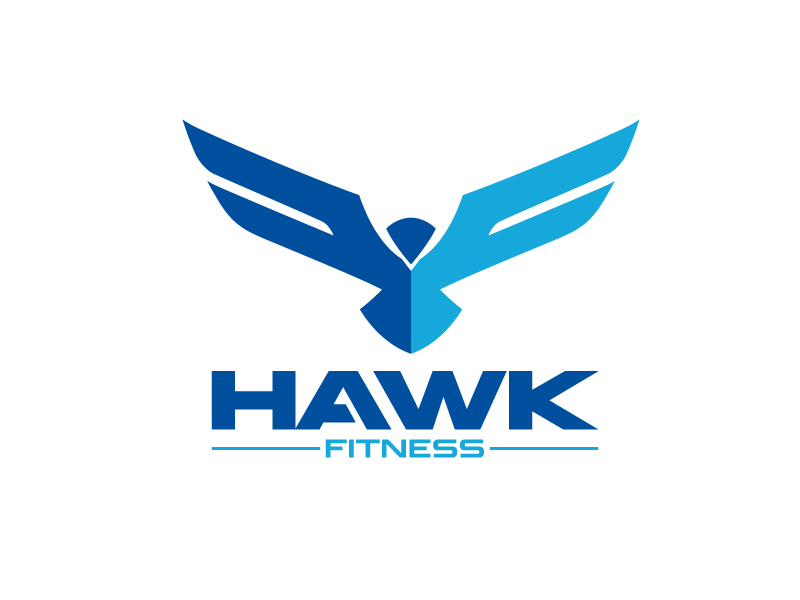 Hawk Fitness logo design by tony