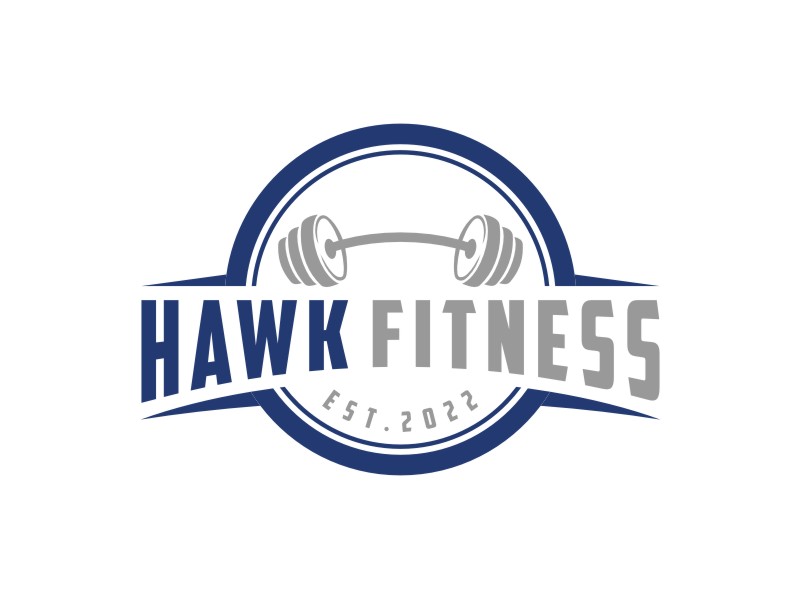 Hawk Fitness logo design by Artomoro
