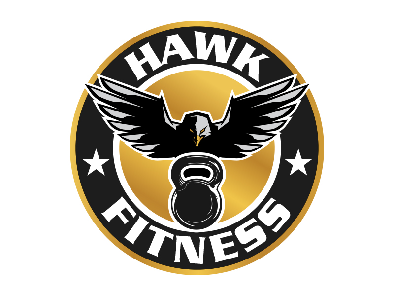 Hawk Fitness logo design by MarkindDesign