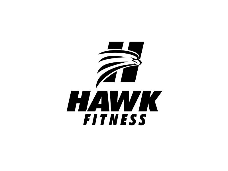 Hawk Fitness logo design by GURUARTS