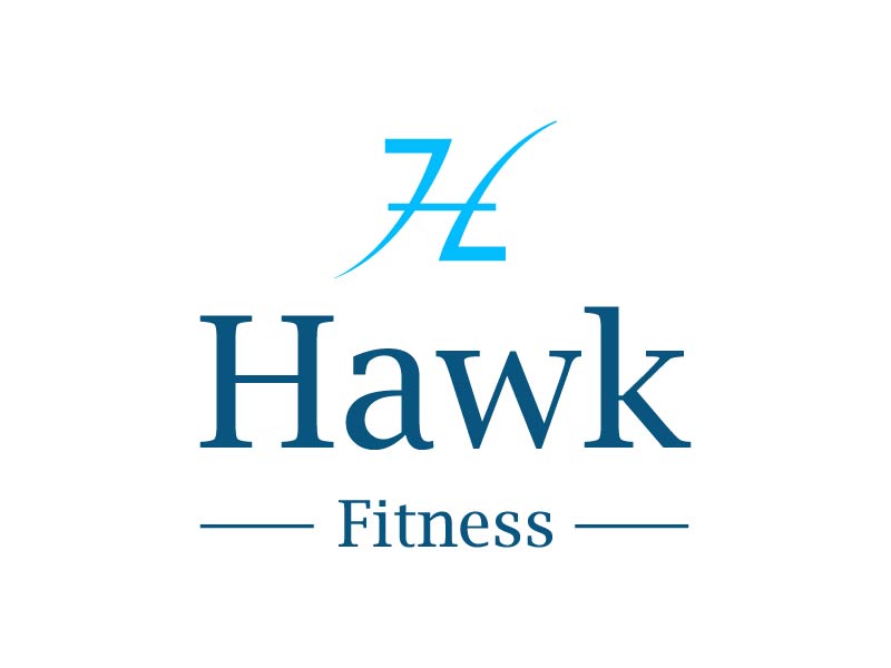 Hawk Fitness logo design by Haroun