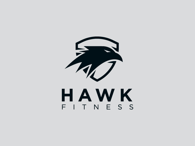 Hawk Fitness logo design by NadeIlakes