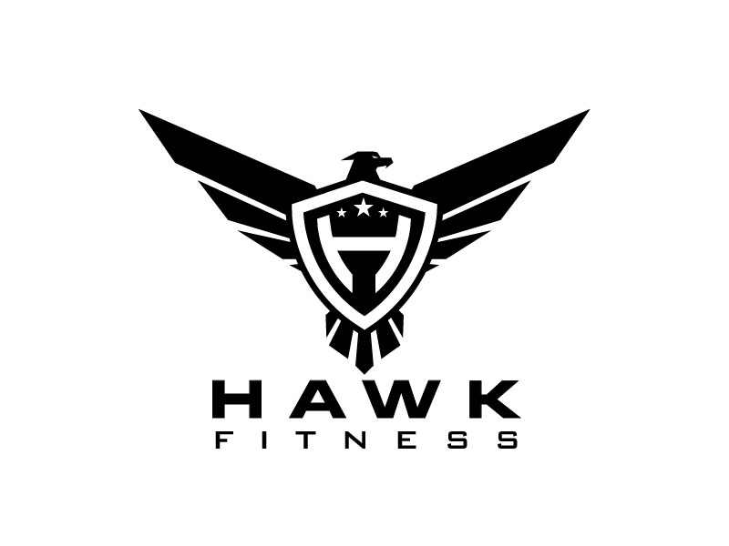 Hawk Fitness logo design by usef44