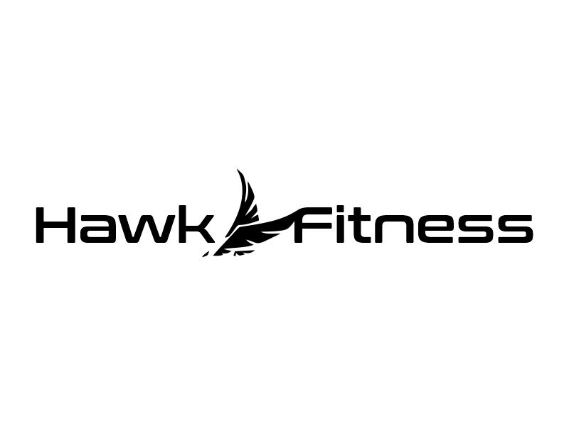 Hawk Fitness logo design by Gwerth