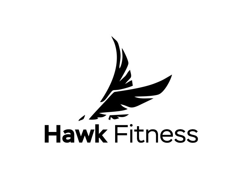 Hawk Fitness logo design by Gwerth