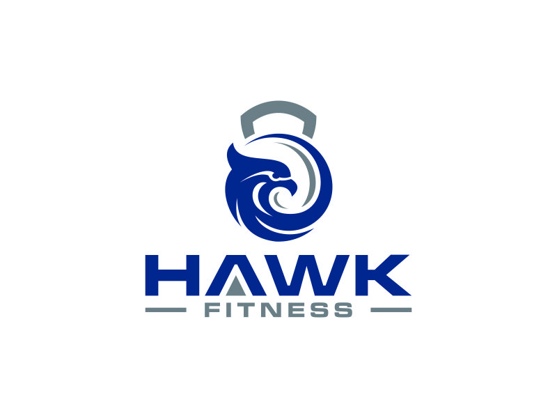 Hawk Fitness logo design by Humhum