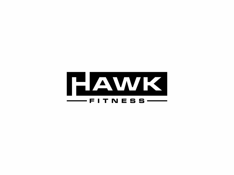 Hawk Fitness logo design by glasslogo