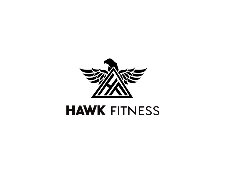 Hawk Fitness logo design by DADA007