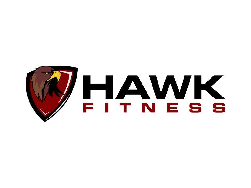 Hawk Fitness logo design by Kruger