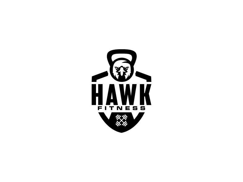 Hawk Fitness logo design by mikha01