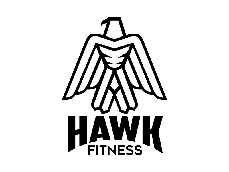 Hawk Fitness logo design by Dhieko