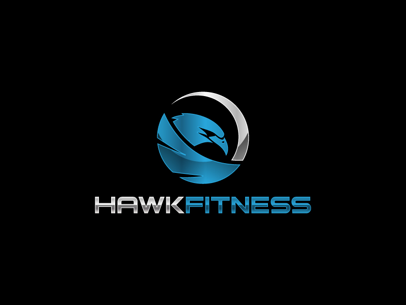 Hawk Fitness logo design by pencilhand