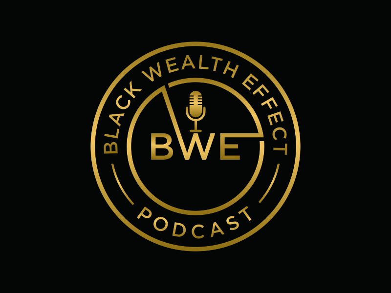 Black Wealth Effect Podcast logo design by ozenkgraphic