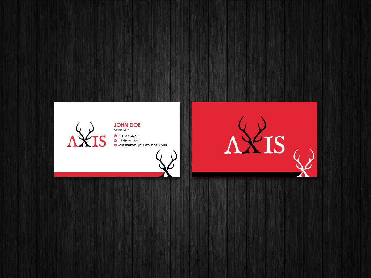 Axis logo design by artbitin