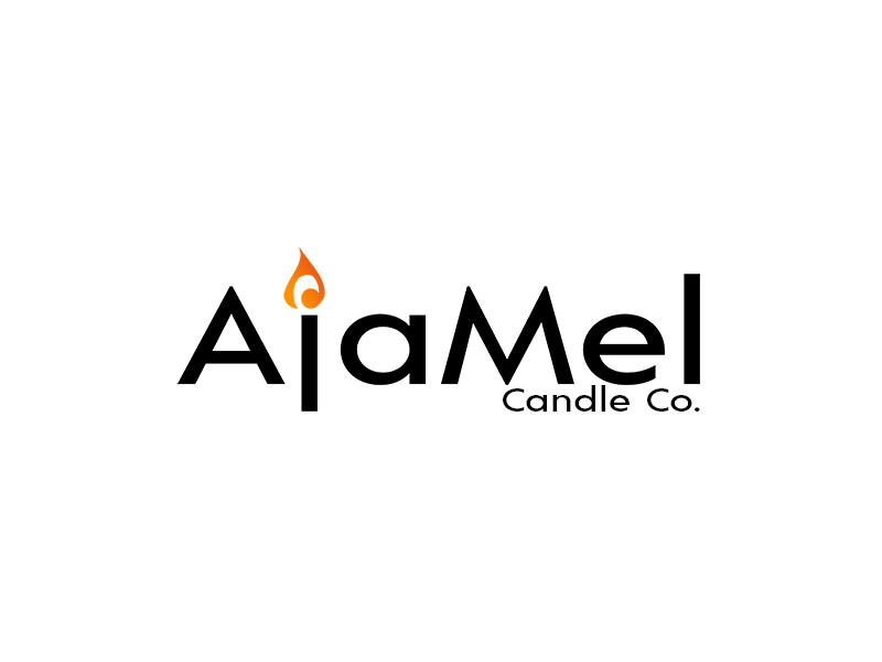 AjaMel Candle Co. logo design by DADA007