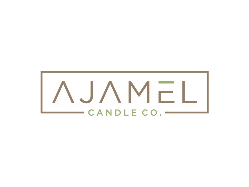 AjaMel Candle Co. logo design by Artomoro