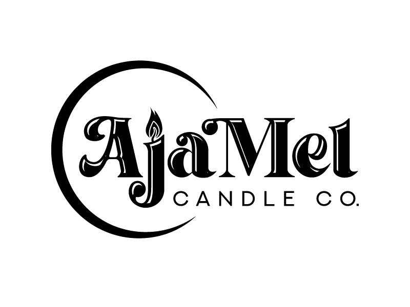 AjaMel Candle Co. logo design by PRN123